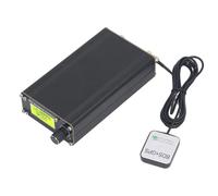 Alomejor Square Wave Output GPSDO Clock with GPS Antenna for Signal Sources, Bowei OX256B-T-LU-V-10M Thermostatic Crystal, Aluminum Alloy Material