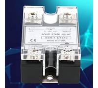 Alomejor SSR Solid State Relay 40A High-Performance Module for Industrial Applications, DC Controlled AC, Durable Housing, 1 Unit