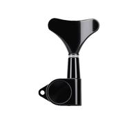 Alomejor Stainless Steel Bass Tuning Pegs, Sealed Tuning Keys with Fishtail String Winder for Electric Bass Guitar