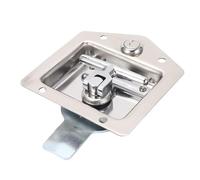 Alomejor Stainless Steel Flush Mount Lock T Shaped Handle Latch Lock with Keys for Toolboxes and Cabinets