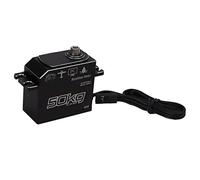 Alomejor Stainless Steel Gear 50kg High Digital Motor Servo for 1/8 1/10 Remote Control Cars, Robots - Waterproof - Brushless Motor JR Plug