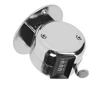 Alomejor Stainless Steel Hand Tally Counter Accurate 4-Digit Manual Counting Tool for Crowd Statistics and Inventory