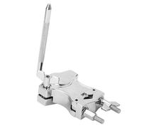 Alomejor Stainless Steel L Rod Cowbells Clamp, Adjustable Drum Mounting