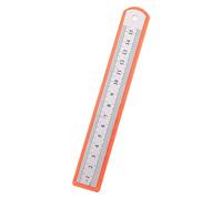 Alomejor Stainless Steel Sturdy Straight Ruler for Precision Measurements for School Drafting Office Material: Stainless Steel (15cm)
