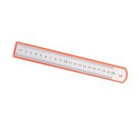 Alomejor Stainless Steel Sturdy Straight Ruler for Precision Measurements for School Drafting Office Material: Stainless Steel (20cm)