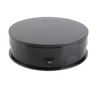 Alomejor Still Life Stage Rotating Platform Turntable for Product Display and Photography 15cm Remote Control ABS (Black)