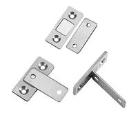 Alomejor Strong Magnetic Door Catch for Cabinets | Ultra thin design, Durable material, Low profile installation, Ideal for cabinets, drawers, use in RV, home, office