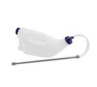 Alomejor Sturdy 4L Cow Milk Bottle Portable Plastic Calf Feeding Bottle for Various Animals