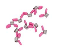 Alomejor Sturdy Stainless Steel Bead Stoppers Set with Rubber Finger Cot for Jewelry Making