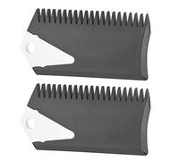 Alomejor Surfboard Wax Comb 2Pcs PVC Surfboard Surfing Wax Comb Remover Cleaner Remover Maintenance Tool for Surf Board Skimboard Longboard Surfing Maintenance