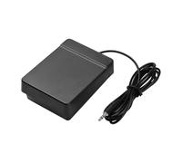 Alomejor Sustain Pedal ABS Single Pedal 1.7m Cable Silent Compact Design Anti Slip Base Sustain Foot for Electronic Keyboard Roll Up Piano and Electronic Drums (3.5mm)