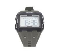 Alomejor Sustainable Men, Electronic Sporting Alarm, Timetable Timetable for Outdoor Activities, Stainless Steel Stainless Steel Rubber ABS for Outdoor Amateurs (Green)