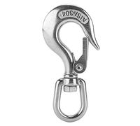 Alomejor Swivels Eye Lifting Hook, Durable 304 Stainless Steel (650KG)
