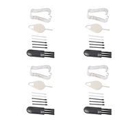 Alomejor Tablet Replacement Refill Nibs for S7 FE 12.4 Inch, 20 High Durability Tips with Clips and Brushes, Easy to Use (Black Gray)