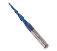 Alomejor Tapered Ball Nose End Mill, 1/4 Inch Shank