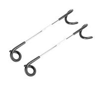 Alomejor Tent Light Hook Bracket Strong Load -Bearing Capacity Twice to Climbing Ended (Black)