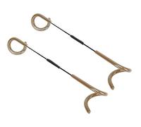 Alomejor Tent Light Hook Bracket Strong Load -Bearing Capacity Twice to Climbing Ended (Sand)
