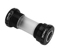 Alomejor Threaded Bottom Bracket Sealed Bearing Crankset Mountain Bike Bottom Bracket Bicycle Axle Bike with High Precision Sealing Bearing for Mountain Road (Black)