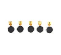 Alomejor Tiny Flat Coin Button Vibration Motor, 5W Power