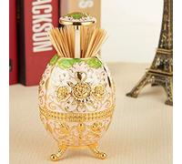 Alomejor Toothpick Holder with Unique Design, 60-Piece Capacity (Rich