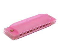 Alomejor Translucent Plastic Harmonic 10 Holes with Children's Storage Box - Green - Green (Pink)