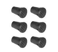 Alomejor Trekking Poles Tips Replacement Pole Tip Protectors Fits Most Standard Hiking Poles with Shock Absorbing Adds Grip Traction and Stability
