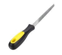 Alomejor Triangular Metal File High Carbon Steel Durable Tool for Wood Metal Ceramic Artistic Projects 32cm