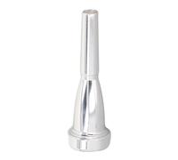 Alomejor Trumpet Mouthpiece Durable Aluminium Alloy Wind Instrument Replacement for Trumpeter + Superior Tone Performance for Musicians + Silver Plated Appearance for Comfortable Playing Experience,