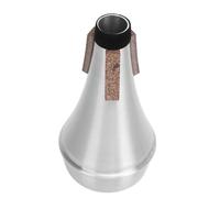 Alomejor Trumpet Mute, Aluminum Alloy Noise Reducer Silencer for Practice with Composite Cork Pad, Fits All Types Trumpets