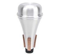 Alomejor Trumpet Mute Aluminum Alloy Smooth Surface Musical Instrument Accessory for Practice Sessions