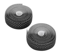 Alomejor Ultra Light Bike Handlebar Tape Shock Absorbent Cycling Bar Wraps for Comfortable RideLong Lasting Grippy Feel (Black)