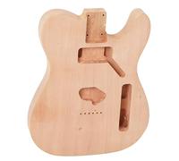 Alomejor Unfinished Mahogany Electric Guitar Drum DIY Professional Body Replacement Blank for Musicians (GSB11)