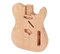 Alomejor Unfinished Mahogany Electric Guitar Drum DIY Professional Body Replacement Blank for Musicians (GSB10)