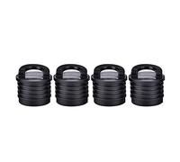 Alomejor Universal Boat Scupper Kayak Drain Hole Plug 4pcs Rubber Stopper Bung for Canoe Dinghy Marine