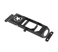 Alomejor Universal Car Doorstep Metal Roof Access Step Ladder Black Helps Load Roof Gear Quick Entry and Removal for JL and Drivers