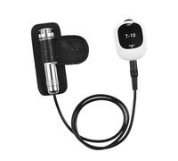 Alomejor Universal Piezo Pickup, Self-adhesive, No Drilling, 6.35mm for Guitar, Ukulele and Violin, Clear Sound and Easy Volume Control (T-10-03)