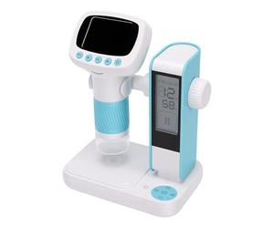 Alomejor USB Microscope Camera 1000X Resolution Adjustable LED Lights for Interactive Classroom Use - Child Friendly Design
