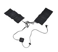 Alomejor USB Rechargeable Heated Vest for Men Women - Adjustable Temperature Heating Pad Vest with Neck & Foot Warmers Electric Warmer for Cold Weather