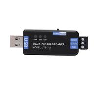 Alomejor USB to 485 232 Communication Module Compact and Secure Design for Industrial Control Systems ABS 1 Unit
