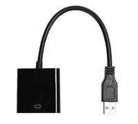 Alomejor USB to VGA Adapter, High-Speed 5.0Gbps USB VGA Cable, Video Converter for Dual Display, Compatible with 7/8/10, 1 Unit