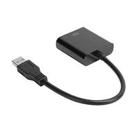Alomejor USB to VGA Adapter, High-Speed 5.0Gbps USB VGA Cable, Video Converter for Dual Display, Compatible with 7/8/10, 1 Unit