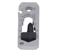 Alomejor Versatile 7 in 1 Multitool Keychain Lightweight Stainless Steel for Camping and Travel Use