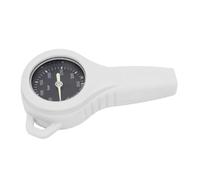 Alomejor Very Precise Diving Pressure with a Minimalist Style, of Portable Steel Pressure for Underwater Safety, Black Dial (White)