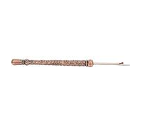 Alomejor Vintage Style Exquisite Sewing Seam Ripper for Needle Work Embroidery Red Slip Proof Handle for Cotton, Leather, Canvas Crafting