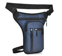 Alomejor Waist Leg Bag for Men Durable Adjustable Thigh Pack for Travel Daily Use PU Fabric 12.2x7.09in (1pc)