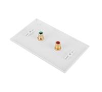 Alomejor Wall Socket Panel Impact Resistant with 2 Interfaces for Office Building US Standard