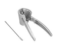 Alomejor Walnut Clamp/Holder Durable Nutcracker for Easy Nut Opening for Kitchen Tool Lovers Aluminum Alloy (Silver)