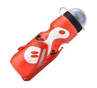 Alomejor Water Bottle of Bicycle Cage 650 Ml Durable, Leaking -Loving Sports Bottle for Bicycles Mountain Black/Blue/Gray/red/White (Red)