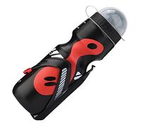 Alomejor Water Bottle of Bicycle Cage 650 Ml Durable, Leaking -Loving Sports Bottle for Bicycles Mountain Black/Blue/Gray/red/White (Black)