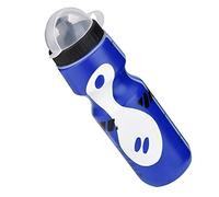 Alomejor Water Bottle of Bicycle Cage 650 Ml Durable, Leaking -Loving Sports Bottle for Bicycles Mountain Black/Blue/Gray/red/White (Blue)